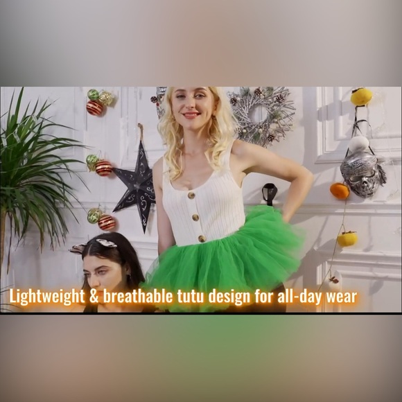 Simplicity Women's Classic 5 Layered Tulle Tutu Skirt, NIP - Picture 6 of 9